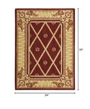 Nourison Ashton House Sienna Rectangle Area Rug, 2-Feet by 2-Feet 9-Inches (2' x 2'9")