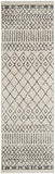 Nourison Passion Bohemian Ivory/Grey 1'10" x 6' Area Rug, Easy Clean, Non Shedding, Bed Room, Living Room, Dining Room, Kitchen (2x6)