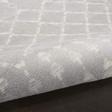 Nourison Whimsicle Moroccan Grey 2' x 6' Area Rug, Easy Cleaning, Non Shedding, Bed Room, Living Room, Dining Room, Kitchen (2x6)