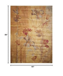 Nourison 5'3" x 7'5" Somerset Beige Rectangle Area Rug