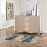 Nourison 2000 Olive 3'9" x 5'9" Area Rug - Easy Clean, Non Shedding, Bed Room, Living Room, Dining Room, Kitchen (4' x 6')