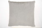 Mina Victory Fur Dot Foil Print Fur Light Grey 22" x 22" Throw Pillow