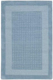 Nourison Westport Solid Blue 2.6-Feet by 4.0-Feet 100% Wool Area Rug