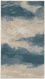 Nourison 2000 Olive 3'9" x 5'9" Area Rug - Easy Clean, Non Shedding, Bed Room, Living Room, Dining Room, Kitchen (4' x 6')