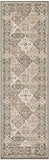 Nourison Grafix Bohemian Green 2'3" x 7'6" Area -Rug, Easy -Cleaning, Non Shedding, Bed Room, Living Room, Dining Room, Kitchen (2x8)