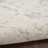 Nourison Concerto Cream Grey 2'2" x 7'6" Area Rug Easy Clean, Non Shedding, Bed Room, Living Room, Dining Room, Kitchen (8' Runner)
