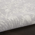 Nourison Whimsicle Floral Grey 4' x 6' Area Rug, Easy Cleaning, Non Shedding, Bed Room, Living Room, Dining Room, Kitchen (4x6)