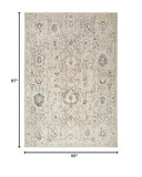 Nourison Home Oushak Home 5' x 7' Cream Area Rug