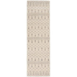 Nourison Royal Moroccan Farmhouse Beige/Grey 2'3" x 10' Area Rug, Easy Cleaning, Non Shedding, Bed Room, Living Room, Dining Room, Kitchen (2x10)