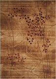 Nourison Somerset Rustic Latte 2' x 2'9'' Area-Rug, Easy-Cleaning, Non Shedding, Bed Room, Living Room, Dining Room, Kitchen (2x3)