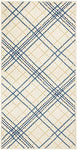 Nourison Jubilant Farmhouse Ivory Navy 2' x 4' Area -rug, Easy -cleaning, Non Shedding, Bed Room, Living Room, Dining Room, Kitchen (2x4)
