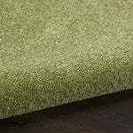 Nourison Essentials Indoor/Outdoor Green 5' x Square Area Rug, Easy Cleaning, Non Shedding, Bed Room, Living Room, Dining Room, Backyard, Deck, Patio (5 Square)