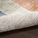 Nourison Astra Machine Washable Geometric Multicolor 2'2' x 4' Area -Rug, Easy -Cleaning, Non Shedding, Bed Room, Living Room, Dining Room, Kitchen (2x4)