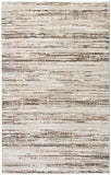 Nourison Serenity Home Abstract Ivory Beige 3'11" x 5'11" Area Rug, Easy Clean, Non Shedding, Bed Room, Living Room, Dining Room, Backyard, Deck, Patio (4x6)
