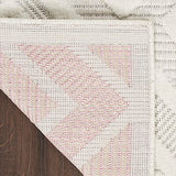 Nourison Versatile Indoor/Outdoor Ivory White 2'2" x 7'6" Area -rug, Easy -cleaning, Non Shedding, Bed Room, Living Room, Dining Room, Backyard, Deck, Patio (2x8)