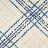 Nourison Jubilant Farmhouse Ivory Navy 2' x 4' Area -rug, Easy -cleaning, Non Shedding, Bed Room, Living Room, Dining Room, Kitchen (2x4)