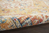Nourison Passion Bohemian Ivory/Yellow 2'2" x 10' Area Rug, Easy Cleaning, Non Shedding, Bed Room, Living Room, Dining Room, Kitchen (2x10)
