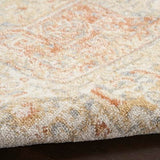 Nourison Essentials 4' x 6' Beige Rust Indoor/Outdoor Vintage Distressed Geometric Area Rug