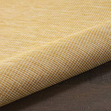 Nourison Positano Indoor/Outdoor Yellow 5' x 7' Area Rug, Easy Cleaning, Non Shedding, Bed Room, Living Room, Dining Room, Backyard, Deck, Patio (5x7)