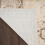 Nourison Astra Machine Washable Beige 2'2" x 4' Area Rug, Easy Clean, Non Shedding, Bed Room, Living Room, Dining Room, Kitchen (2' x 4')