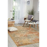 Nourison Graphic Illusions Vintage Grey 2'3" x 3'9" Area-Rug, Easy washing, Non Shedding, Bed Room, Living Room, Dining Room, Kitchen (2x4)