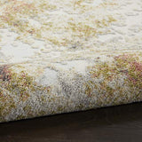 Nourison Trance Abstract Multicolor 2'2" x 7'6" Area -Rug, Easy -Cleaning, Non Shedding, Bed Room, Living Room, Dining Room, Kitchen (2x8)