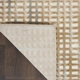 Nourison Solace Contemporary Abstract Beige/Blue 2'3" x 7'3" Area Rug, Easy Cleaning, Non Shedding, Bed Room, Living Room, Dining Room, Kitchen, (7' Runner)