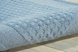 Nourison Westport Solid Blue 2.6-Feet by 4.0-Feet 100% Wool Area Rug