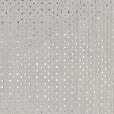 Mina Victory Fur Dot Foil Print Fur Light Grey 22" x 22" Throw Pillow