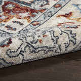 Nourison Geneva Multicolor 2'2" x 3'9" Area Rug, Vintage, French Country, Easy Cleaning, Non Shedding, Bed Room, Living Room, Dining Room, Kitchen, (2' x 4')