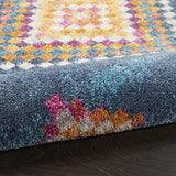 Nourison Passion Bohemian Navy 5'3" x 7'3" Area -Rug, Easy -Cleaning, Non Shedding, Bed Room, Living Room, Dining Room, Kitchen (5x7)