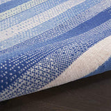 Nourison Whimsicle Abstract Blue Multicolor 2' x 6' Area Rug, Easy Cleaning, Non Shedding, Bed Room, Living Room, Dining Room, Kitchen (2x6)