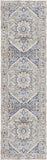 Nourison Vintage Home Bohemian Beige Blue 2'2" x 7'6 Area Rug, Easy Clean, Non Shedding, Bed Room, Living Room, Dining Room, Backyard, Deck, Patio (2x8)