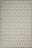 Nourison Grafix Mid-century White/Grey 5'3" x 7'3" Area -Rug, Easy -Cleaning, Non Shedding, Bed Room, Living Room, Dining Room, Kitchen (5x7)
