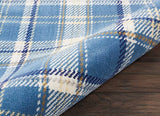Nourison Grafix 2'3" x 7'6" Blue Rustic Indoor Rug