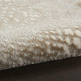 Nourison Solace Modern Animal Print Ivory Beige 2'3" x 7'3" Area Rug, Easy Cleaning, Non Shedding, Bed Room, Living Room, Dining Room, Kitchen, (7' Runner)