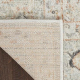 Nourison Oushak Home Traditional Light Grey 2'3" x 7'6" Area -Rug, Easy -Cleaning, Non Shedding, Bed Room, Living Room, Dining Room, Kitchen (2x8)