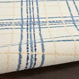 Nourison Jubilant Farmhouse Ivory Navy 2' x 4' Area -rug, Easy -cleaning, Non Shedding, Bed Room, Living Room, Dining Room, Kitchen (2x4)