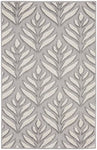 Nourison Aloha Indoor/Outdoor Grey 2'8" x 4' Area Rug, Easy Cleaning, Non Shedding, Bed Room, Living Room, Dining Room, Backyard, Deck, Patio (3x4)