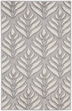 Nourison Aloha Indoor/Outdoor Grey 2'8" x 4' Area Rug, Easy Cleaning, Non Shedding, Bed Room, Living Room, Dining Room, Backyard, Deck, Patio (3x4)