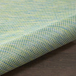 Nourison Positano Indoor/Outdoor Blue/Green 7' x 10' Area Rug, Easy Cleaning, Non Shedding, Bed Room, Living Room, Dining Room, Backyard, Deck, Patio (7x10)