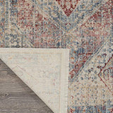 Nourison Enchanting Home Farmhouse & Country Blue/Grey 3' x 5' Area -Rug, Easy -Cleaning, Non Shedding, Bed Room, Living Room, Dining Room, Kitchen (3x5)