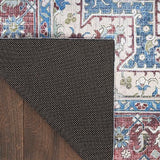 Nourison Vintage Home Bohemian Ivory Red 5' x 7' Area -Rug, Easy -Cleaning, Non Shedding, Bed Room, Living Room, Dining Room, Backyard, Deck, Patio (5x7)