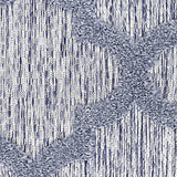 Nourison Easy Care Moroccan Denim Blue 4' x 6' Area-Rug, Trellis, Easy-Cleaning, Non Shedding, Bed Room, Living Room, Dining Room, Backyard, Deck, Patio (4x6)