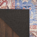 Nourison Vintage Home Bohemian Blue 3'9" x 5'9" Area Rug, Easy Clean, Non Shedding, Bed Room, Living Room, Dining Room, Backyard, Deck, Patio (4x6)