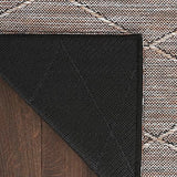 Nourison Practical Solutions Indoor/Outdoor Grey Mocha 5' x 7' Area -Rug, Easy -Cleaning, Non Shedding, Bed Room, Living Room, Dining Room, Backyard, Deck, Patio (5x7)" }