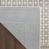 Nourison Nordic Ivory Grey 4' x 6' Area Rug - Easy Clean, Non Shedding, Bed Room, Living Room, Dining Room, Kitchen (4' x 6')