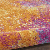 Nourison Passion 8' Runner Multicolor Fabric Modern Area Rug (8' Runner)