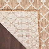 Nourison Positano Indoor-Outdoor Jute 5' x 7' Area Rug, Easy Cleaning, Non Shedding, Bed Room, Living Room, Dining Room, Deck, Backyard, Patio (5x7)