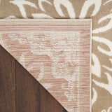 Nourison Jubilant Farmhouse Taupe 5'3" x 7'3" Area -Rug, Easy -Cleaning, Non Shedding, Bed Room, Living Room, Dining Room, Kitchen (5x7)